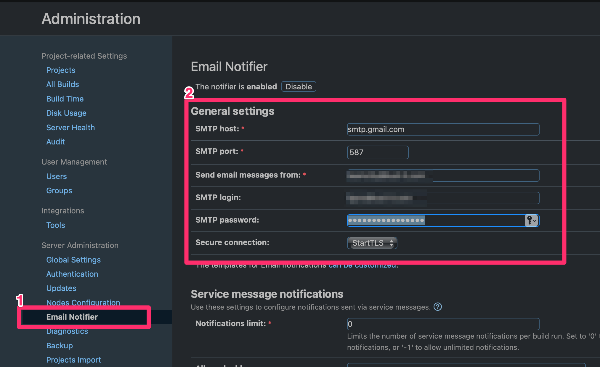 TeamCity Administration